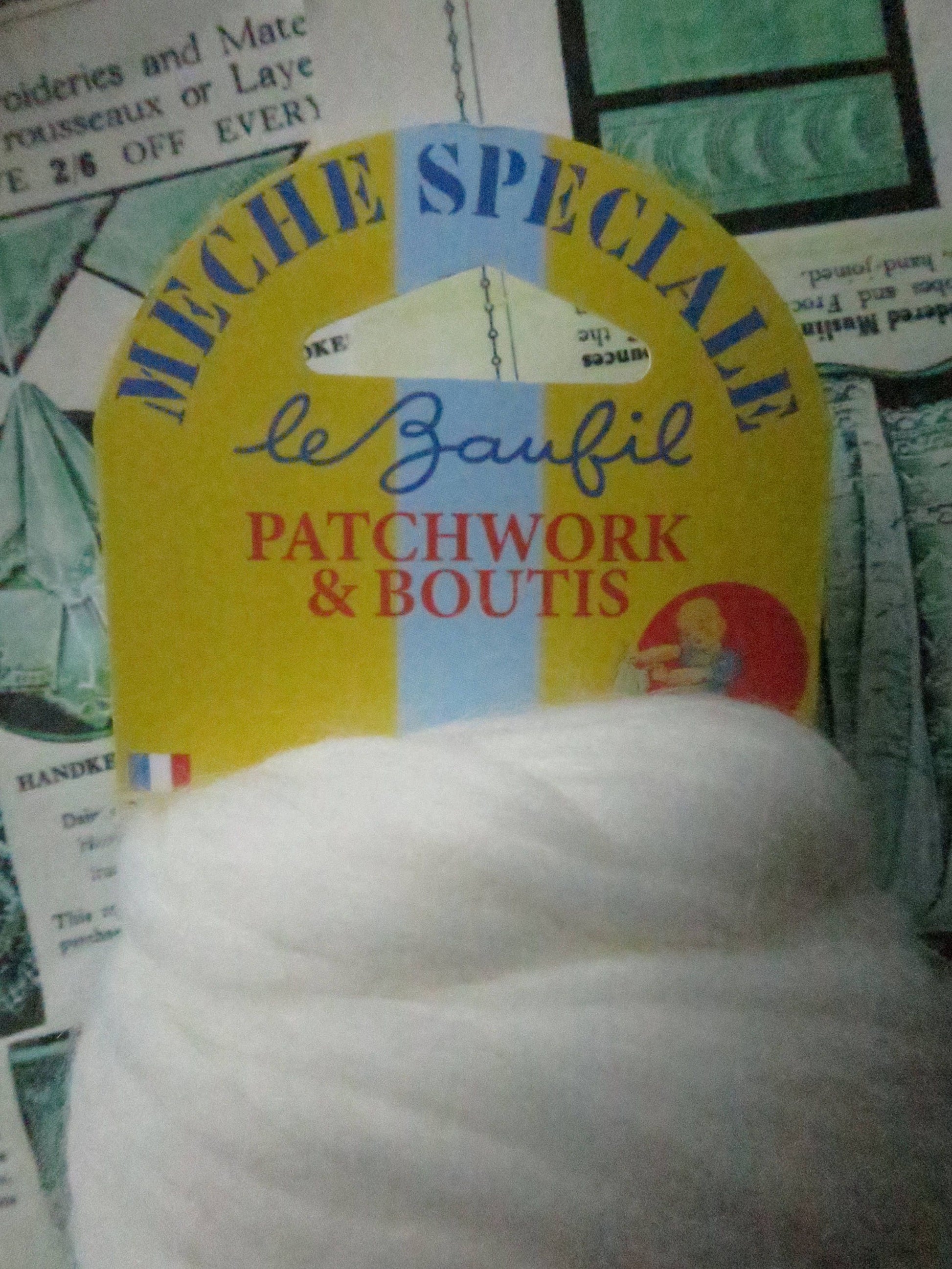 Sajou Le Baufil Off White Boutis & Patchwork Roving Stuffing Thread