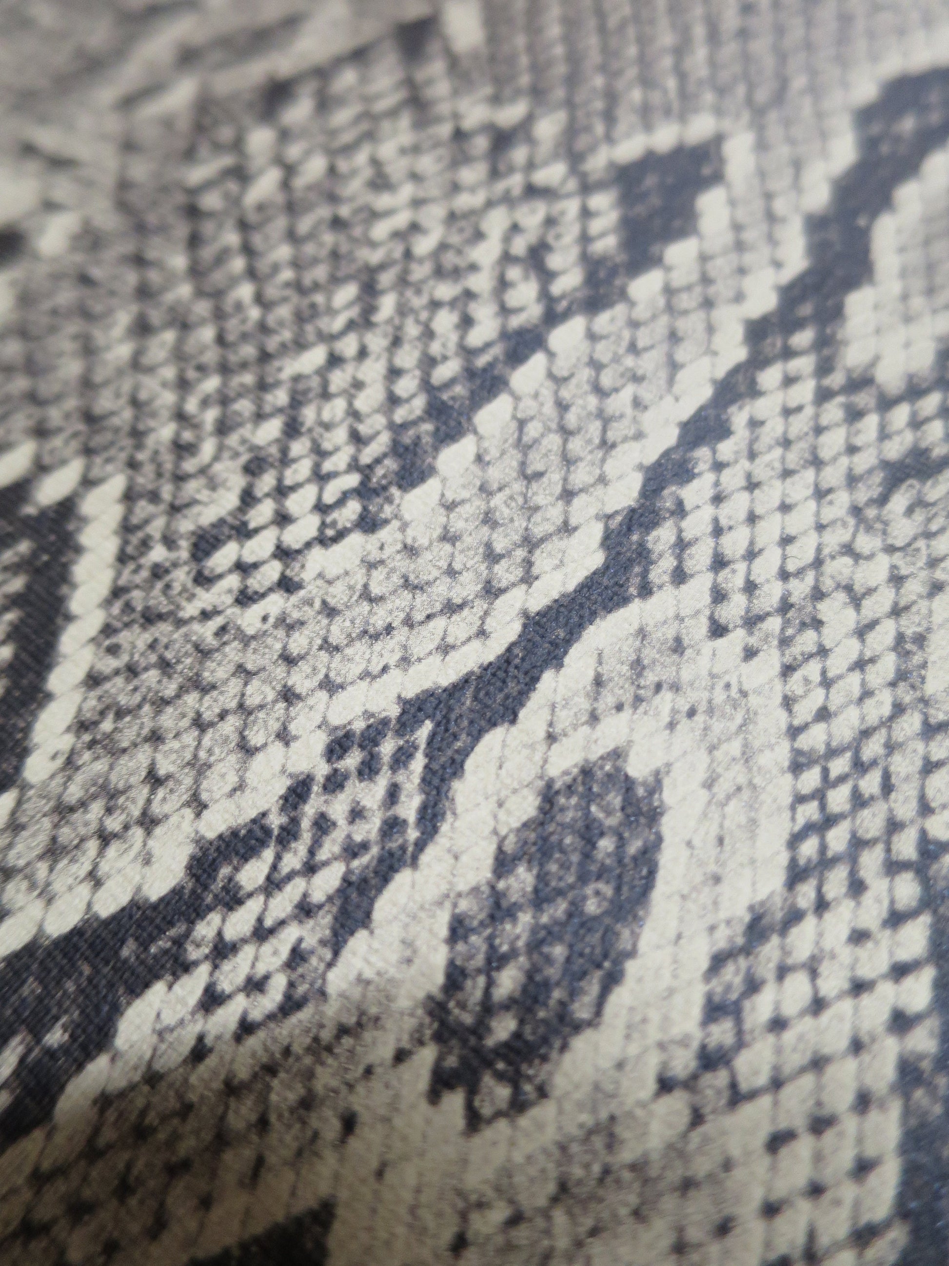 Faux Snakeskin leatherette Fabric- By the Meter