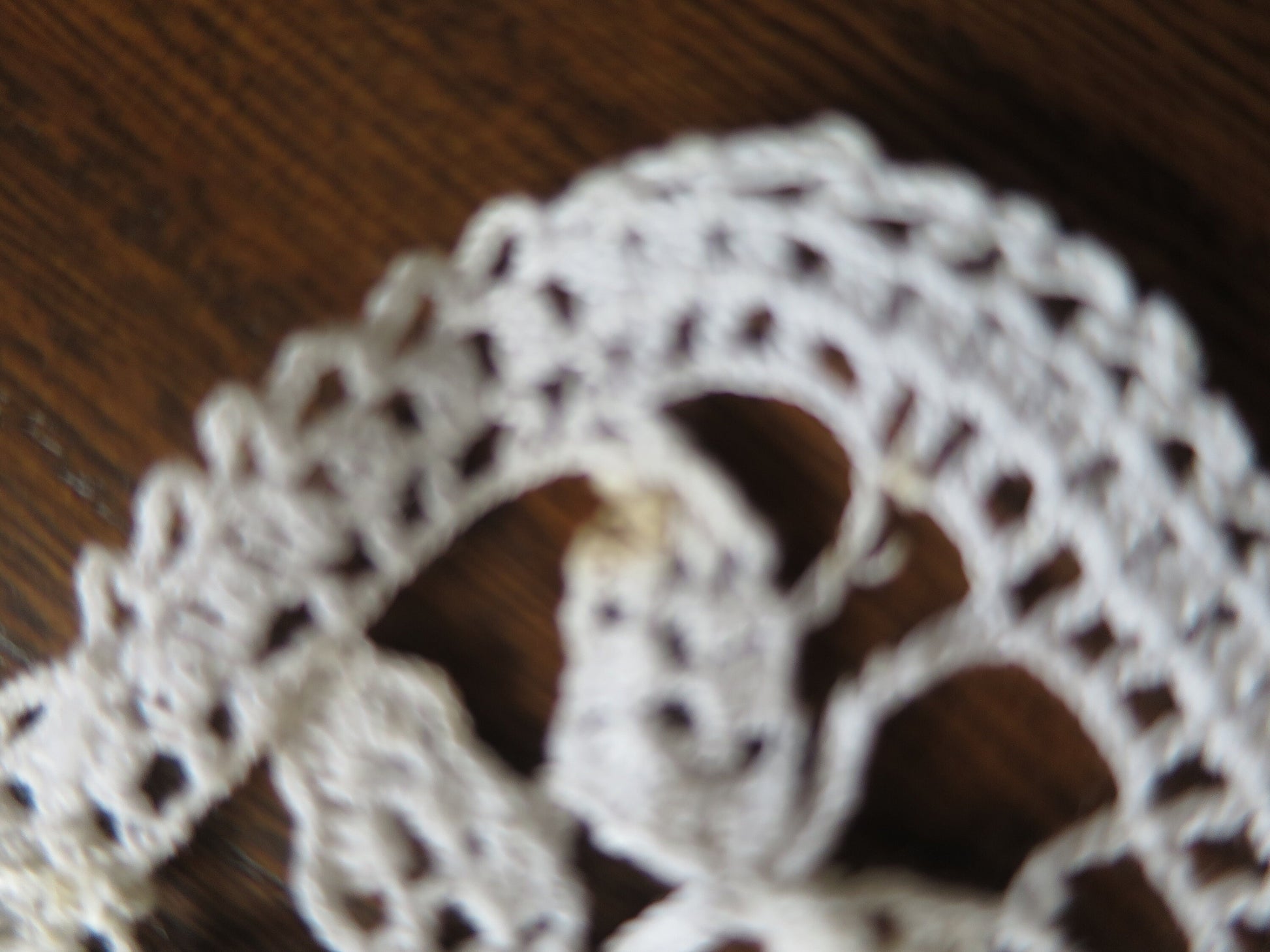 Antique Hand Crochet Lace Collar- Floral Cartouches