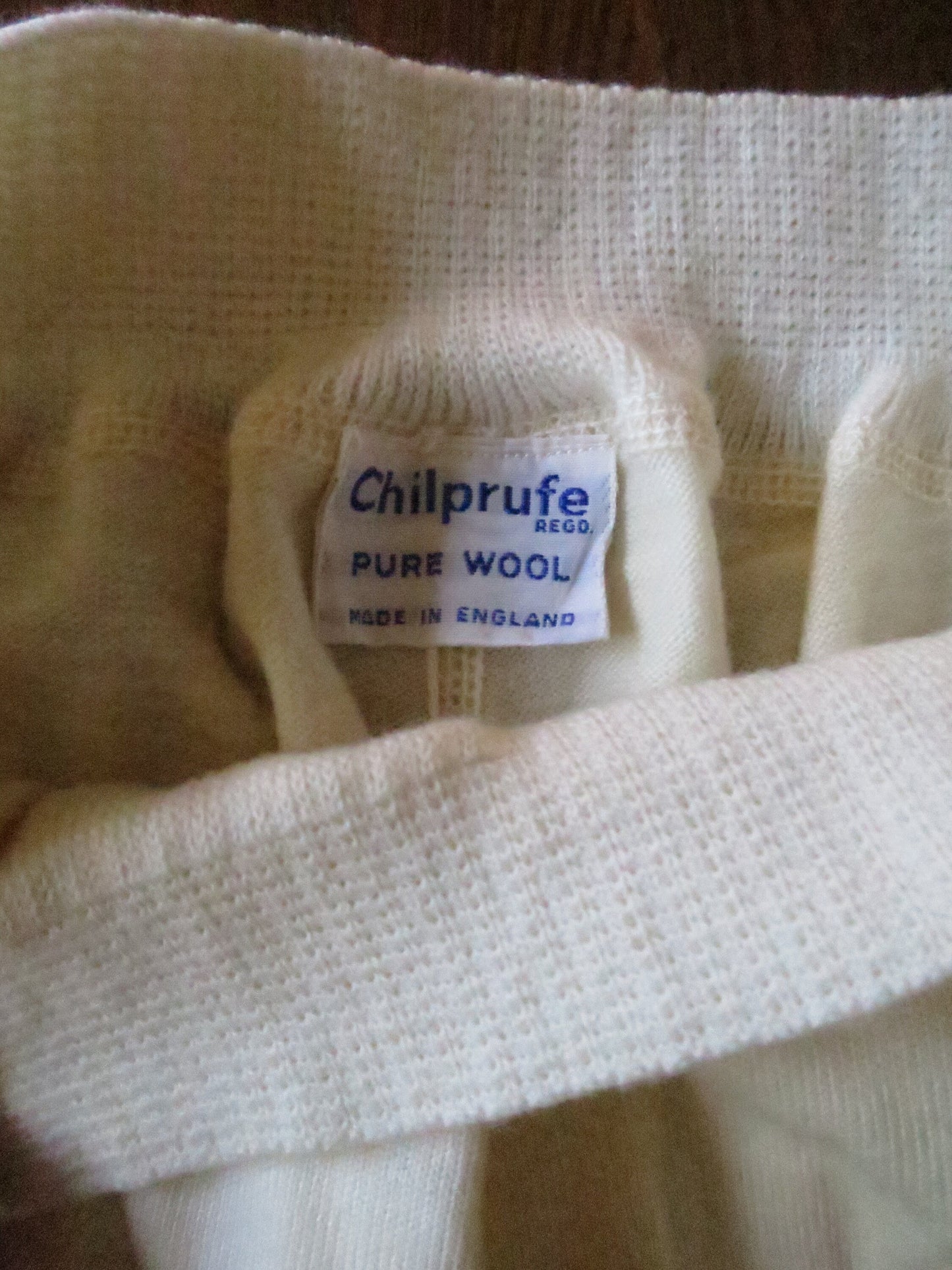 Vintage Unused 'Chilprufe' Pure New Wool Vest & Bloomers Set