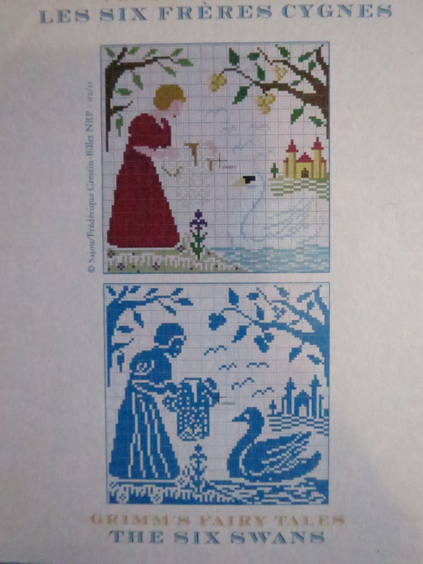 Sajou Grimm's Fairy Tales Embroidery Chart- The Six Swans