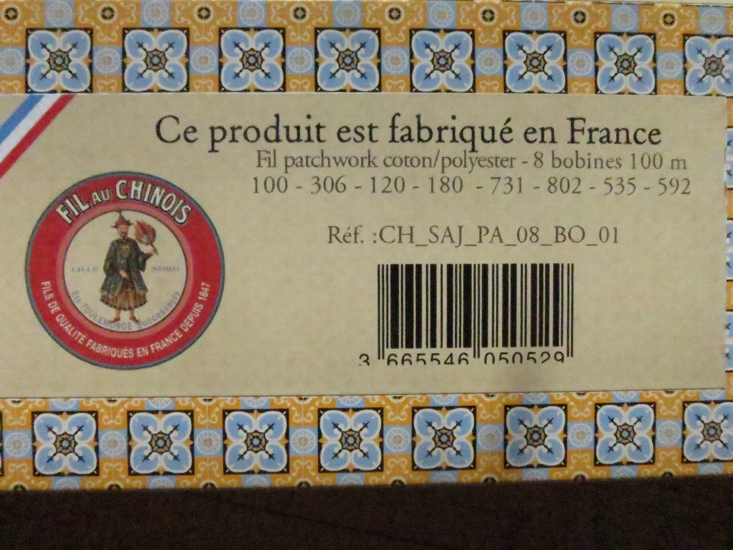 Sajou Fil au Chinois Patchwork Thread Boxed Set