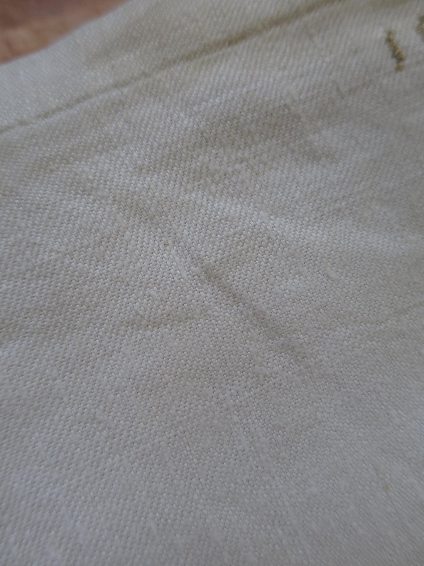 Antique Home Spun Hand Woven & Hand Sewn Linen Sheet- 1806