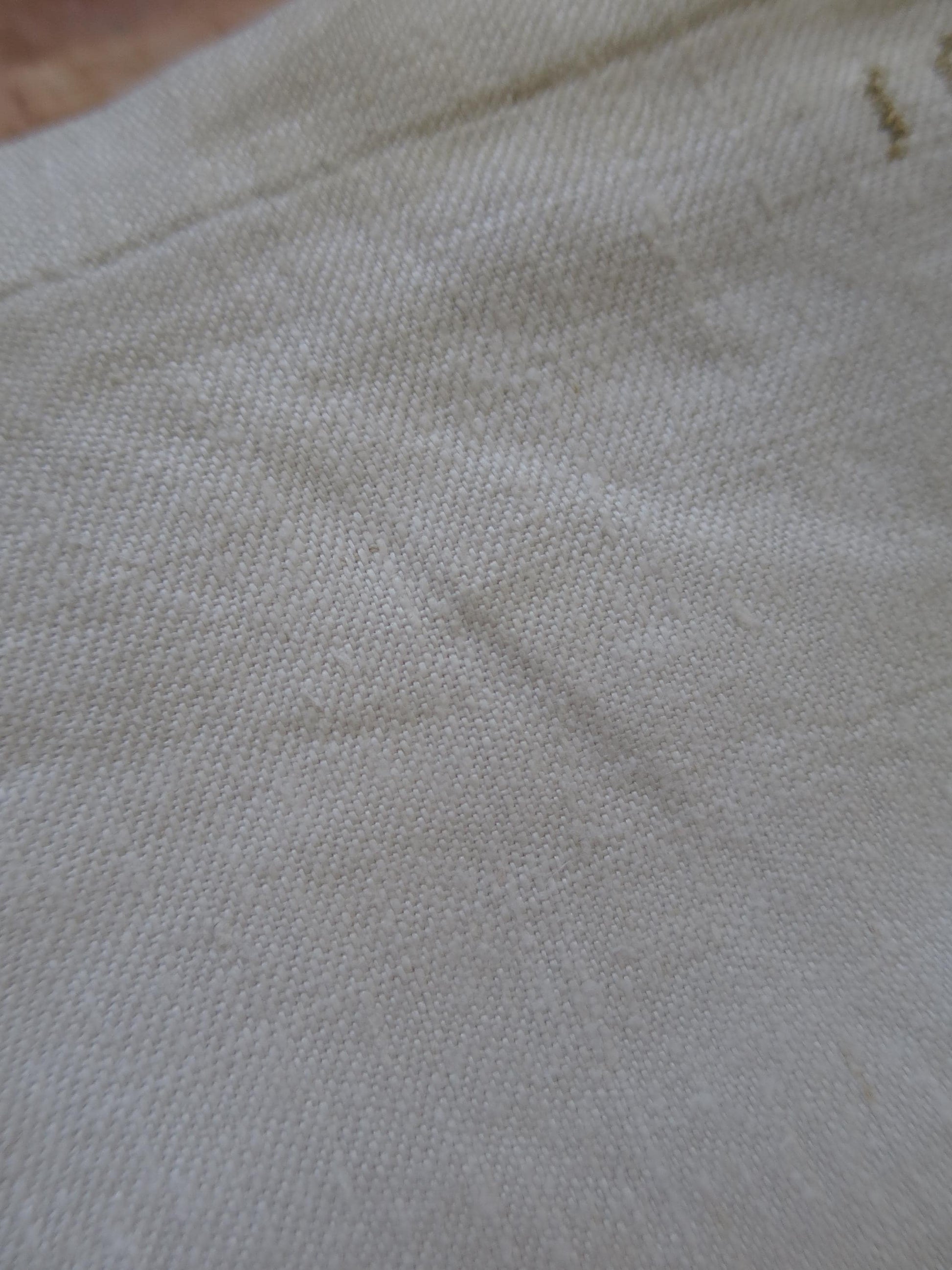 Antique Home Spun Hand Woven & Hand Sewn Linen Sheet- 1806