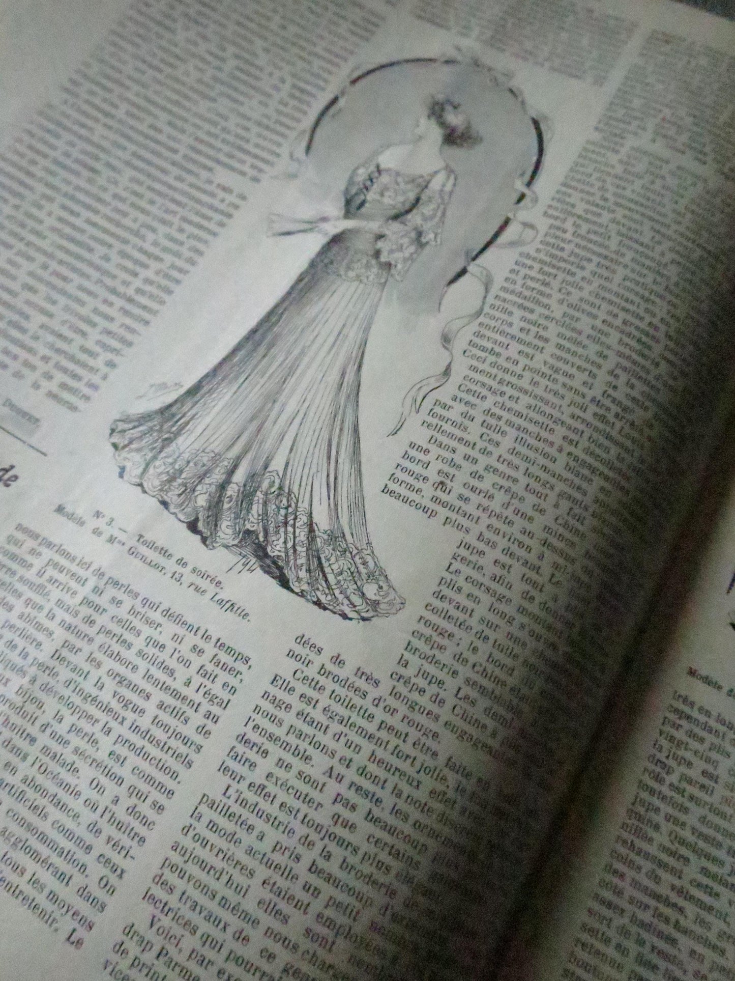 Antique Paris Fashions/ La Nouvelle Mode Magazine- Vol. IX- No. 212- January 25 1902