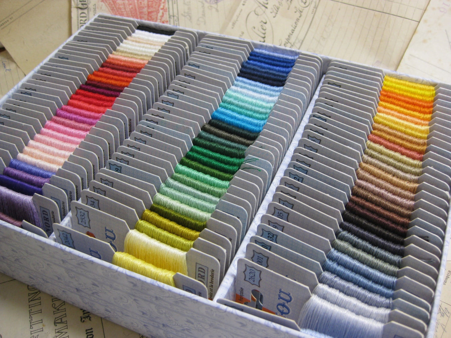 Sajou Retours du Nord Embroidery Thread 100% Cotton- Full Set of 96 Colours