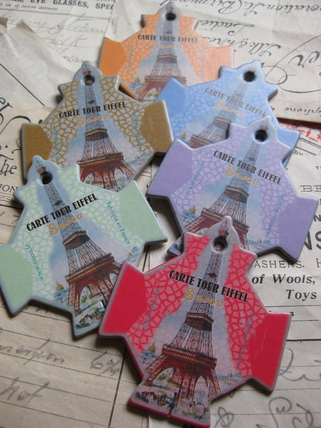 Sajou Thread Card Winders- Eiffel Tower