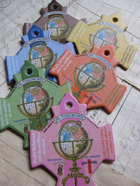 Sajou Thread Card Winders- World Globe