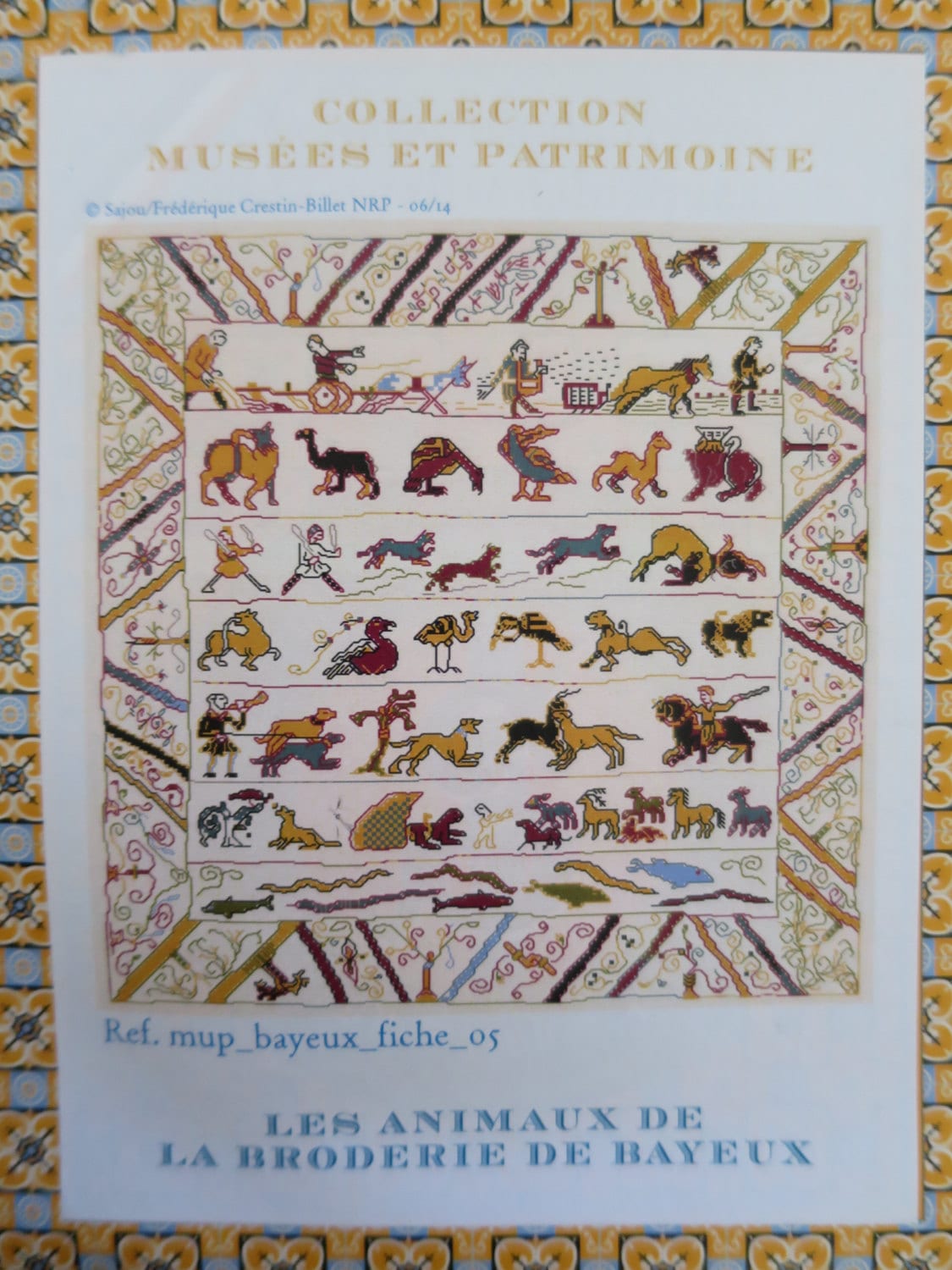 Sajou Museum & Heritage Bayeux Tapestry Embroidery Kit- Bayeux Animals