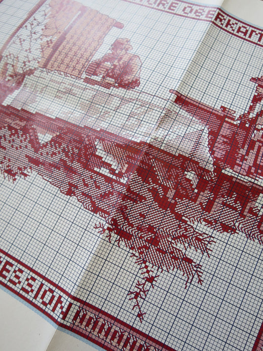 Sajou Museum & Heritage Toile du Jouy Manufacture Embroidery Chart- The Printing