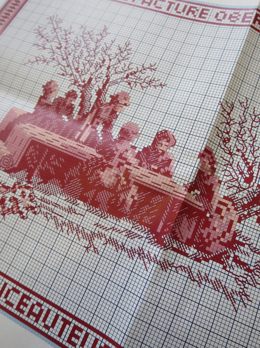 Sajou Museum & Heritage Toile du Jouy Manufacture Embroidery Chart- The Hand Painting