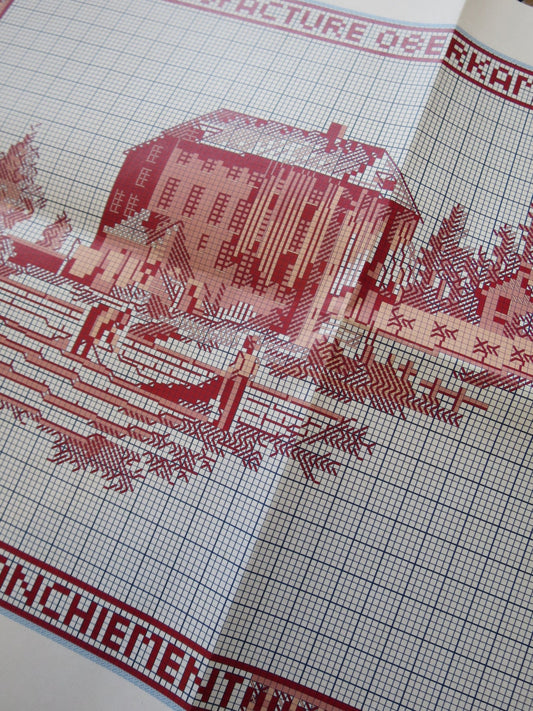 Sajou Museum & Heritage Toile du Jouy Manufacture Embroidery Chart- The Bleaching