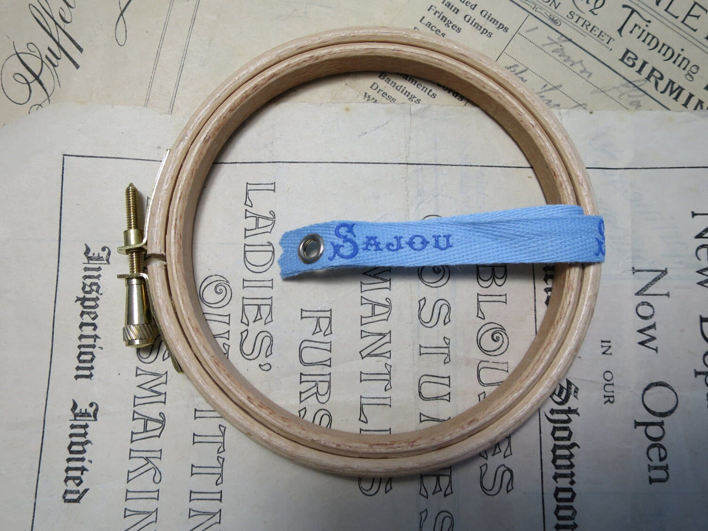 Sajou Wooden Embroidery Hoops- Sizes 10- 20 cm