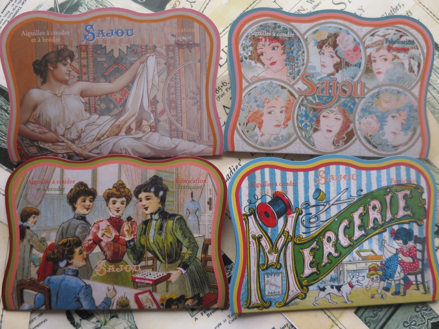 Sajou 40 Needle Selection Picture Books, Embroidery & Sewing Needles